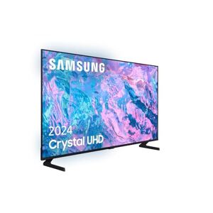 Samsung TV Crystal UHD 4K 2024 50CU7095 Téléviseur Intelligent 50" avec PurColor, processeur Crystal UHD, SmartThings, rehausseur de Contraste avec HDR10+ et Smart TV alimenté par Tizen - Publicité