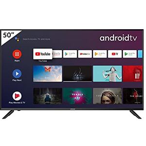 Linsar 50UHD22A 50 Pouces UHD (3840x2160) LED Android/Google Smart TV, Chromecast Built-in, Triple Tuner DVB S2/T2/C/CI+, Fast Streaming with Wi-FI, Bluetooth, USB, HDMI. Black - Publicité