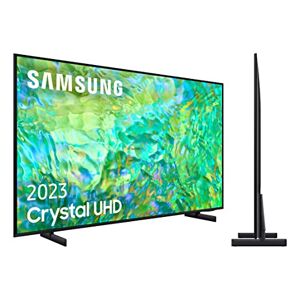 Samsung Téléviseur Intelligent 55 Pouces Crystal UHD 2023 55CU8000 processeur Crystal UHD, Q-Symphony, Centre de Jeu, Design AirSlim et amplificateur de Contraste avec HDR10+ - Publicité
