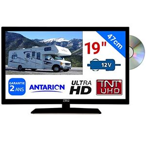 ANTARION Télévision TV + DVD LED 18.5' HD LED 12V /220V camping car - Publicité