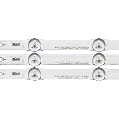 BAVALU 12 pièces LED Barre for Samsung UE48JU6430U UE48JU6500 UE48KU6400 UE48KU6500 UE48JU6400 UE48JU6000 UE48JU7500U UE48JU6060 UE48JU6072 (Size : 1set) - Publicité BAVALU 12 pièces LED Barre for Samsung UE48JU6430U UE48JU6500 UE48KU6400 UE48KU6500 UE48JU6400 UE48JU6000 UE48JU7500U UE48JU6060 UE48JU6072 (Size : 1set) - Publicité