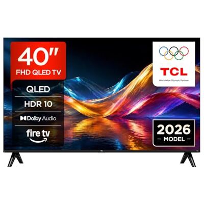 TCL 40V5D – 40” Full HD, QLED, HDR, Direct LED, Fire TV, Appuyez et Demandez à Alexa, AirPlay 2, Design métallique sans Bordure - Publicité TCL 40V5D – 40” Full HD, QLED, HDR, Direct LED, Fire TV, Appuyez et Demandez à Alexa, AirPlay 2, Design métallique sans Bordure - Publicité
