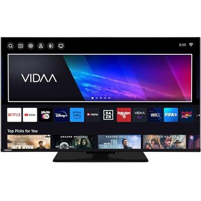 Toshiba 43UV3463DAW (108 cm (43 Zoll), Schwarz, UltraHD/4K, Triple Tuner, SmartTV, VIDAA) - Publicité Toshiba 43UV3463DAW (108 cm (43 Zoll), Schwarz, UltraHD/4K, Triple Tuner, SmartTV, VIDAA) - Publicité