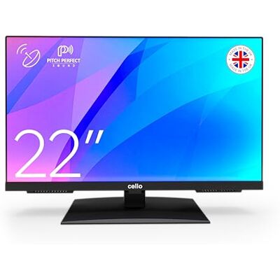 Cello C2224SH 22" Full HD LED TV mit Rahmenlos Triple Tuner (DVB-C/-S2/-T2) Pitch Perfect Sound Ideal für Kleine Räume - Publicité Cello C2224SH 22" Full HD LED TV mit Rahmenlos Triple Tuner (DVB-C/-S2/-T2) Pitch Perfect Sound Ideal für Kleine Räume - Publicité