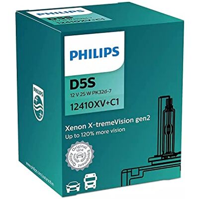 Philips 12410XV+C1 D5S Xenon X-tremeVision - Publicité Philips 12410XV+C1 D5S Xenon X-tremeVision - Publicité