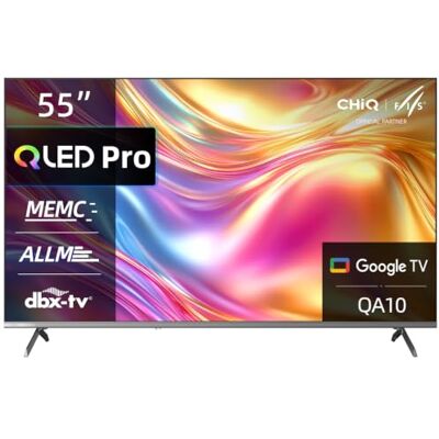 CHiQ TV QLED 4K 55 Pouces Ultra-Fin sans Cadre (55QA10) - Publicité CHiQ TV QLED 4K 55 Pouces Ultra-Fin sans Cadre (55QA10) - Publicité