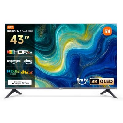 Xiaomi TV Pro 43 Pouces, 4K UHD QLED Smart Fire TV, HDR10+, L43MB-FPVEU - Publicité Xiaomi TV Pro 43 Pouces, 4K UHD QLED Smart Fire TV, HDR10+, L43MB-FPVEU - Publicité