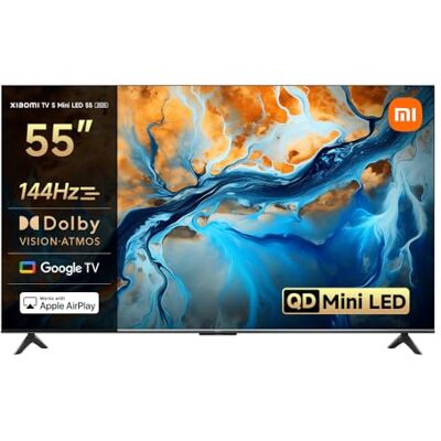 Xiaomi TV S Mini 55 2025, QLED, 55 inch, Mini LED, Dolby Vision, Dolby Atmos144Hz, 1200 nits - Publicité Xiaomi TV S Mini 55 2025, QLED, 55 inch, Mini LED, Dolby Vision, Dolby Atmos144Hz, 1200 nits - Publicité