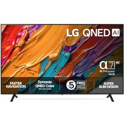 LG TV QNED AI 2025 65QNED7E 65'' (165cm) 4K UHD HDR10 webOS 25 Télécommade AI Magic Remote Alexa, Google Assistant Netflix Disney+ Canal+ Prime Video AirPlay 2 - Publicité LG TV QNED AI 2025 65QNED7E 65'' (165cm) 4K UHD HDR10 webOS 25 Télécommade AI Magic Remote Alexa, Google Assistant Netflix Disney+ Canal+ Prime Video AirPlay 2 - Publicité