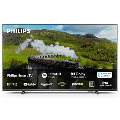Philips PUS7608 189 cm (75 Pouces) Smart 4K LED TV 60Hz Pixel Precise Ultra HD & HDR10+ Dolby Vision & Atmos SAPHI Enceintes 20W Compatible avec l'Assistant Google & Alexa - Publicité Philips PUS7608 189 cm (75 Pouces) Smart 4K LED TV 60Hz Pixel Precise Ultra HD & HDR10+ Dolby Vision & Atmos SAPHI Enceintes 20W Compatible avec l'Assistant Google & Alexa - Publicité
