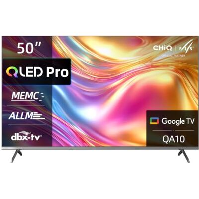 CHiQ TV QLED 4K 50 Pouces Ultra-Fin Métallique (50QA10) - Publicité CHiQ TV QLED 4K 50 Pouces Ultra-Fin Métallique (50QA10) - Publicité
