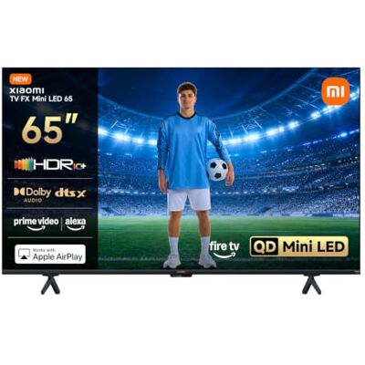 Xiaomi TV FX Mini LED 65" (165 cm) Smart TV QD-Mini LED 4K UHD Fire TV, 60 Hz avec Mode Jeux 120 Hz HDR10+, MEMC, DTS:X, AirPlay 2, Mode Filmmaker, Alexa - Publicité Xiaomi TV FX Mini LED 65" (165 cm) Smart TV QD-Mini LED 4K UHD Fire TV, 60 Hz avec Mode Jeux 120 Hz HDR10+, MEMC, DTS:X, AirPlay 2, Mode Filmmaker, Alexa - Publicité