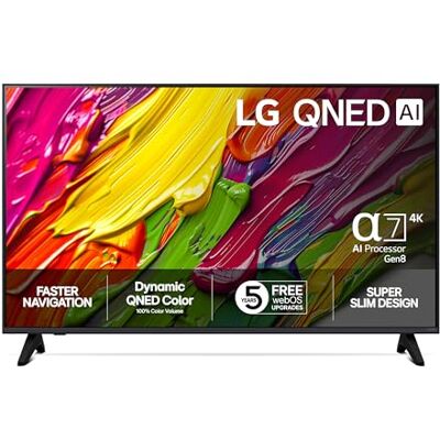 LG TV QNED AI 2025 43QNED70 43'' (108cm) 4K UHD HDR10 webOS 25 Télécommade AI Magic Remote Alexa, Google Assistant Netflix Disney+ Canal+ Prime Video - Publicité LG TV QNED AI 2025 43QNED70 43'' (108cm) 4K UHD HDR10 webOS 25 Télécommade AI Magic Remote Alexa, Google Assistant Netflix Disney+ Canal+ Prime Video - Publicité