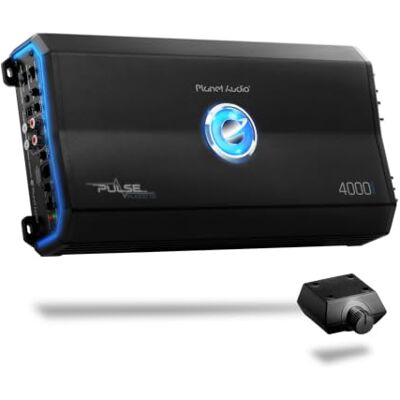 Planet Audio PL4000.1D Pulse 4000 Watt, 1 Ohm Classe Stable D Monoblock Amplificateur Voiture avec télécommande subwoofer - Publicité Planet Audio PL4000.1D Pulse 4000 Watt, 1 Ohm Classe Stable D Monoblock Amplificateur Voiture avec télécommande subwoofer - Publicité