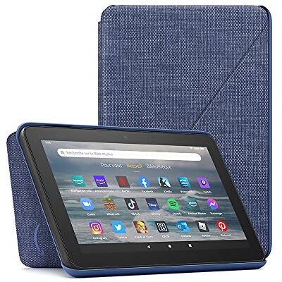 Coque pour Amazon Fire 7 Tablette - Compatible avec 12ème génération 2022 - Denim - Publicité Coque pour Amazon Fire 7 Tablette - Compatible avec 12ème génération 2022 - Denim - Publicité