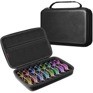 FINTIE Rangement Lunette de Soleil avec 8 Compartiments Réglables, Boite Rangement Lunettes en EVA Rigide pour Homme et Femme, Noir - Publicité FINTIE Rangement Lunette de Soleil avec 8 Compartiments Réglables, Boite Rangement Lunettes en EVA Rigide pour Homme et Femme, Noir - Publicité