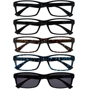Opulize Lunettes de lecture noires marron et bleues lot de 5 - Lunettes de lecture - Publicité Opulize Lunettes de lecture noires marron et bleues lot de 5 - Lunettes de lecture - Publicité