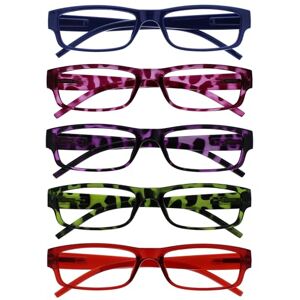 Reading Glasses Company Lunettes de lecture unisex légères - 5 paires +1,50 - Publicité Reading Glasses Company Lunettes de lecture unisex légères - 5 paires +1,50 - Publicité