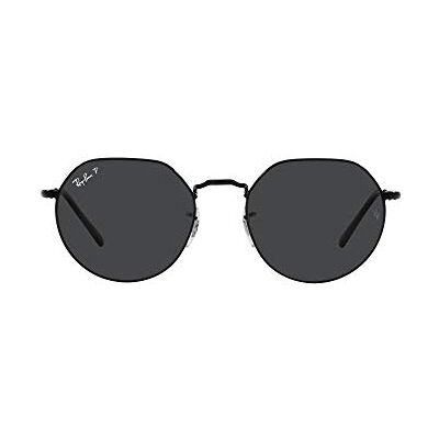 Ray-Ban Jack, Lunettes de Soleil Femme, Noir/Noir polarisé, 55 mm - Publicité Ray-Ban Jack, Lunettes de Soleil Femme, Noir/Noir polarisé, 55 mm - Publicité