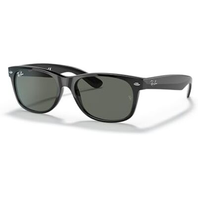 Ray-Ban Lunettes de soleil unisexes RB2132 901 52 New Wayfarer RB2132, Noir (901), 52 mm - Publicité Ray-Ban Lunettes de soleil unisexes RB2132 901 52 New Wayfarer RB2132, Noir (901), 52 mm - Publicité