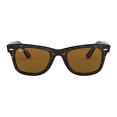 Ray-Ban Wayfarer Lunettes de soleil Homme, marron (polarized tortoise/crystal brown polarized), 50 mm - Publicité Ray-Ban Wayfarer Lunettes de soleil Homme, marron (polarized tortoise/crystal brown polarized), 50 mm - Publicité