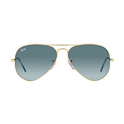 Ray-Ban Lunettes de soleil unisexe AVIATOR LARGE METAL 001/3M couleur Or bleu verres 62 mm - Publicité Ray-Ban Lunettes de soleil unisexe AVIATOR LARGE METAL 001/3M couleur Or bleu verres 62 mm - Publicité
