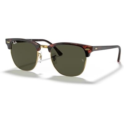 Ray-Ban CLUBMASTER MOCK TORTOISE-ARISTA/CRYSTAL GREEN (W0366) 55mm - Publicité Ray-Ban CLUBMASTER MOCK TORTOISE-ARISTA/CRYSTAL GREEN (W0366) 55mm - Publicité