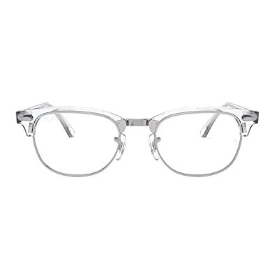 Ray-Ban Rayban mixte adulte 0RX 5154 2001 49 Lunettes de soleil, Blanc (White Transparent) - Publicité Ray-Ban Rayban mixte adulte 0RX 5154 2001 49 Lunettes de soleil, Blanc (White Transparent) - Publicité