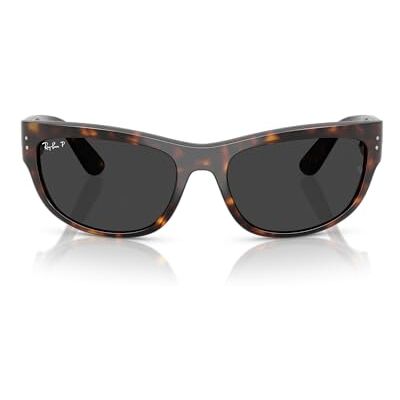 Ray-Ban Lunettes de soleil carrées Mega Balorama , Havane/noir polarisé, 63 mm - Publicité Ray-Ban Lunettes de soleil carrées Mega Balorama , Havane/noir polarisé, 63 mm - Publicité