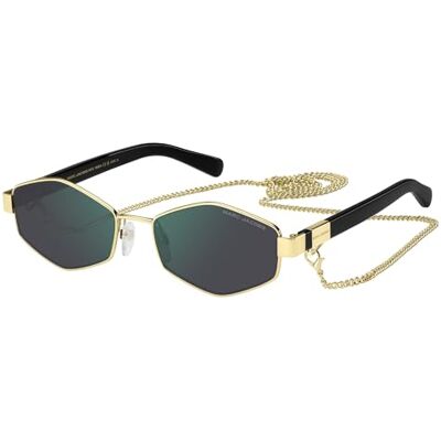Marc Jacobs Lunettes de Soleil MARC 496/S GOLD GREEN/GREEN MIRRORED 55/17/140 femme - Publicité Marc Jacobs Lunettes de Soleil MARC 496/S GOLD GREEN/GREEN MIRRORED 55/17/140 femme - Publicité