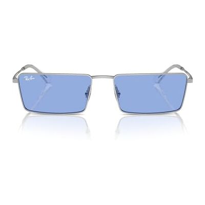 Ray-Ban Lunettes de soleil verres bleu RB3741 argent - Publicité Ray-Ban Lunettes de soleil verres bleu RB3741 argent - Publicité