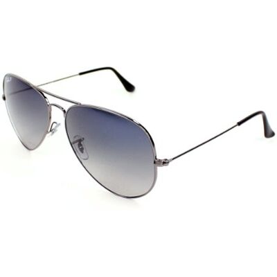 Ray-Ban Lunettes de soleil Mixte, Gris (004/78), 62 mm - Publicité Ray-Ban Lunettes de soleil Mixte, Gris (004/78), 62 mm - Publicité