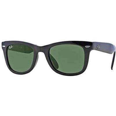 Ray-Ban Lunettes de soleil Wayfarer pliables non-polarisées 50 mm Noir 50 - Publicité Ray-Ban Lunettes de soleil Wayfarer pliables non-polarisées 50 mm Noir 50 - Publicité