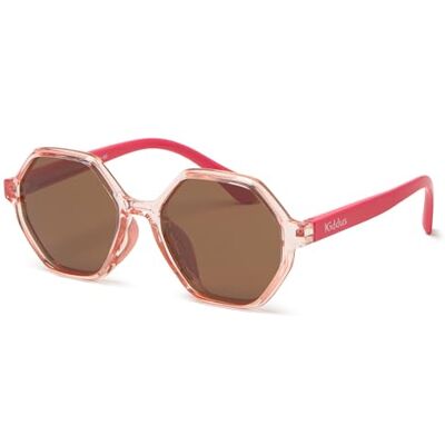 Kiddus Lunettes de Soleil Fille 4-8 Ans, Polarisées UV400 CAT3, Monture TR90 Flexible, Branches TPE, Pont en Silicone, Certifiées CE ISO REACH - Publicité Kiddus Lunettes de Soleil Fille 4-8 Ans, Polarisées UV400 CAT3, Monture TR90 Flexible, Branches TPE, Pont en Silicone, Certifiées CE ISO REACH - Publicité