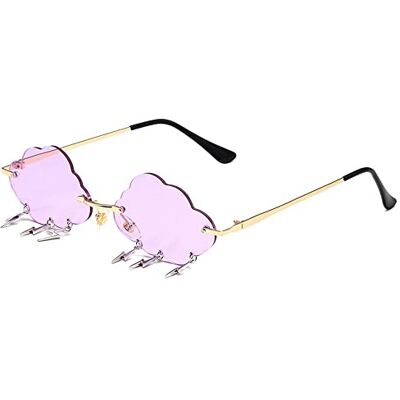 Generic 1 paire de lunettes de soleil en forme de nuage Lunettes de soleil colorées sans monture Lunettes de soleil irrégulières en forme de nuage Lunettes de soleil en cristal sans monture - Publicité Generic 1 paire de lunettes de soleil en forme de nuage Lunettes de soleil colorées sans monture Lunettes de soleil irrégulières en forme de nuage Lunettes de soleil en cristal sans monture - Publicité