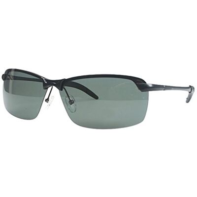 LINNUO Lunettes de Soleil Hommes Femmes Polarisées Cadre Métal Lentille Conduire Aviateur UV Protection Eyewear Ski Sunglasses (Vert Foncé, Cadre Noir,One Size) - Publicité LINNUO Lunettes de Soleil Hommes Femmes Polarisées Cadre Métal Lentille Conduire Aviateur UV Protection Eyewear Ski Sunglasses (Vert Foncé, Cadre Noir,One Size) - Publicité