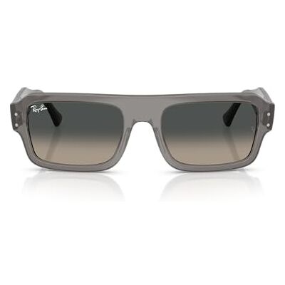 Ray-Ban Lunettes de soleil rectangulaires unisexes anti-UV , Gris, M - Publicité Ray-Ban Lunettes de soleil rectangulaires unisexes anti-UV , Gris, M - Publicité