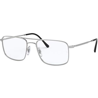 Ray-Ban homme 0RX6434 Lunettes de soleil, Marron (Silver), 53 - Publicité Ray-Ban homme 0RX6434 Lunettes de soleil, Marron (Silver), 53 - Publicité