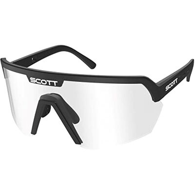 Scott Unisex Sonnenbrille Sport Shield, Schwarz Transparent, 281188 - Publicité Scott Unisex Sonnenbrille Sport Shield, Schwarz Transparent, 281188 - Publicité