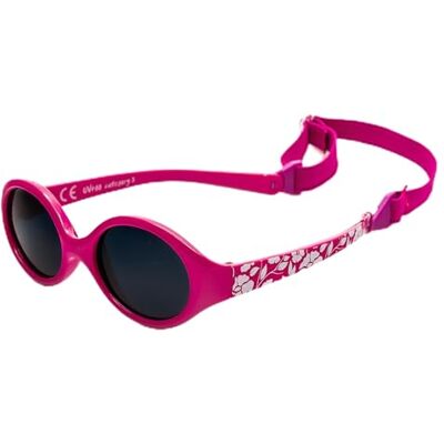 Kiddus Lunettes Soleil Polarisées pour Nouveau-né, Bébé, Fille, Garçon. A partir de 0 mois. Protection solaire UV400. Sans BPA. Bande élastique amovible. Flexibles, Résistantes aux Chocs - Publicité Kiddus Lunettes Soleil Polarisées pour Nouveau-né, Bébé, Fille, Garçon. A partir de 0 mois. Protection solaire UV400. Sans BPA. Bande élastique amovible. Flexibles, Résistantes aux Chocs - Publicité