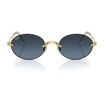 Ray-Ban Lunettes de soleil unisexe EVOLUTION Rimless, Arista Gold Bleu dégradé gris foncé, 54 mm - Publicité Ray-Ban Lunettes de soleil unisexe EVOLUTION Rimless, Arista Gold Bleu dégradé gris foncé, 54 mm - Publicité