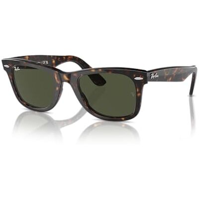 Ray-Ban Ray Ban Wayfarer Lunettes de soleil Homme, marron (dark tortoise), 52 - Publicité Ray-Ban Ray Ban Wayfarer Lunettes de soleil Homme, marron (dark tortoise), 52 - Publicité