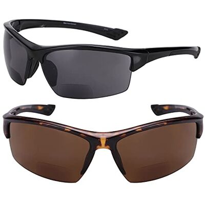 Mass Vision Lot de 2 paires de lunettes de soleil semi-focales « Skillful » - Publicité Mass Vision Lot de 2 paires de lunettes de soleil semi-focales « Skillful » - Publicité