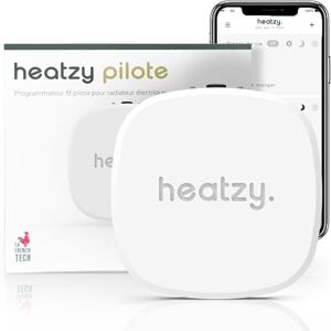 Heatzy Objet Connecté Programmateur/Thermostat Connecté et Intelligent Filaire Pour choisir à distance le mode de chauffe de vos radiateurs - Publicité Heatzy Objet Connecté Programmateur/Thermostat Connecté et Intelligent Filaire Pour choisir à distance le mode de chauffe de vos radiateurs - Publicité