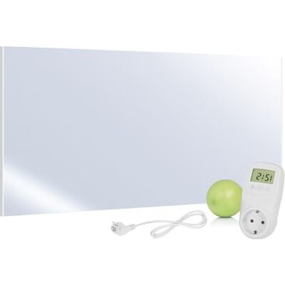 VIESTA H700-SP Panneau de Chauffage Infrarouge Carbon Crystal (dernière technologie) 700 Watts, chauffage mural ultra plat, miroir - Publicité VIESTA H700-SP Panneau de Chauffage Infrarouge Carbon Crystal (dernière technologie) 700 Watts, chauffage mural ultra plat, miroir - Publicité