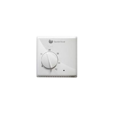 Saunier Duval Thermostat d'ambiance Exabasic 24V 230V filaire pour chaudière 08605700 - Publicité Saunier Duval Thermostat d'ambiance Exabasic 24V 230V filaire pour chaudière 08605700 - Publicité