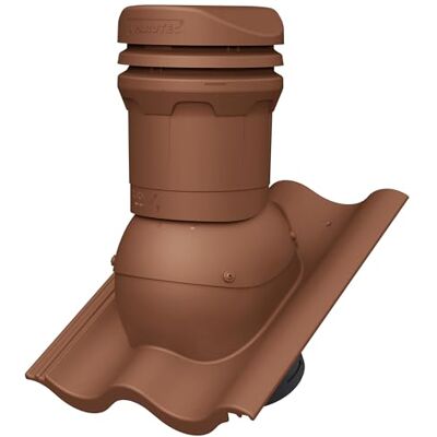 Parotec Cheminée de ventilation DN 125 mm hauteur 325 mm pour Monier HARZER RAL8004 Rouge brique – pour tuiles de toit NELSKAMP SIGMA, ventilation de toit passive, hauteur basse, - Publicité Parotec Cheminée de ventilation DN 125 mm hauteur 325 mm pour Monier HARZER RAL8004 Rouge brique – pour tuiles de toit NELSKAMP SIGMA, ventilation de toit passive, hauteur basse, - Publicité