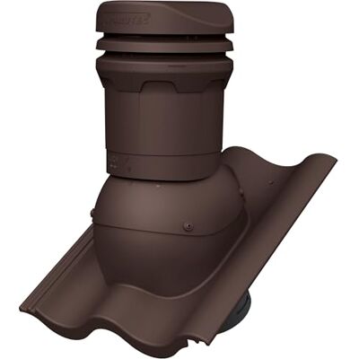 Parotec Cheminée de ventilation DN 125 mm hauteur 325 mm pour Monier HARZER RAL8017 Marron – pour tuiles de toit NELSKAMP SIGMA, ventilation de toit passive, hauteur basse, - Publicité Parotec Cheminée de ventilation DN 125 mm hauteur 325 mm pour Monier HARZER RAL8017 Marron – pour tuiles de toit NELSKAMP SIGMA, ventilation de toit passive, hauteur basse, - Publicité