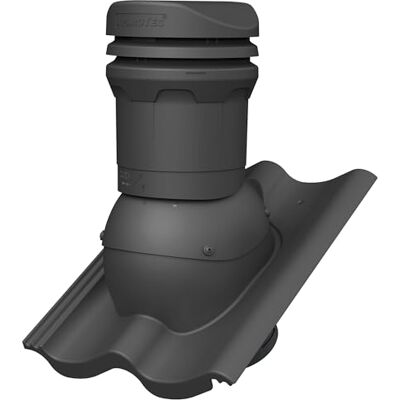 Parotec Cheminée de ventilation DN 125mm hauteur 325mm pour BMI Monier DOPPEL-S IBF RAL 7016 Anthracite – pour tuiles de toit NELSKAMP S, ventilation de toit passive, hauteur basse, - Publicité Parotec Cheminée de ventilation DN 125mm hauteur 325mm pour BMI Monier DOPPEL-S IBF RAL 7016 Anthracite – pour tuiles de toit NELSKAMP S, ventilation de toit passive, hauteur basse, - Publicité
