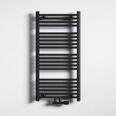 Mai & Mai Radiateur à Eau Chaude Mural Sèche-Serviettes 100x50cm Gris Noir - Publicité Mai & Mai Radiateur à Eau Chaude Mural Sèche-Serviettes 100x50cm Gris Noir - Publicité